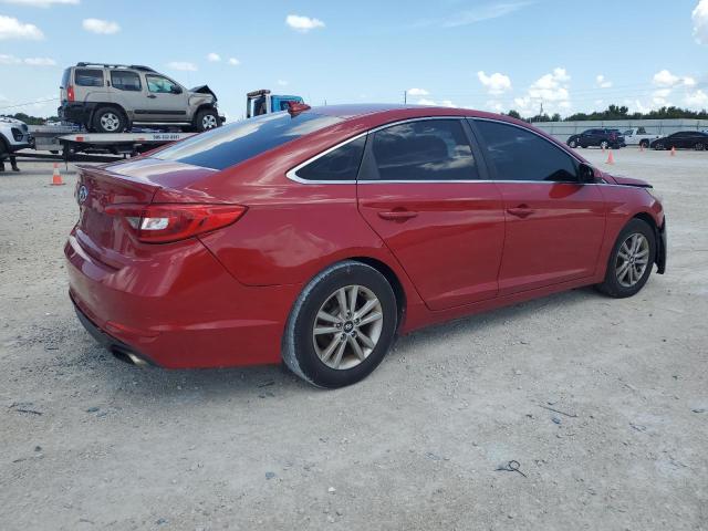 Sedans HYUNDAI SONATA 2017 Czerwony