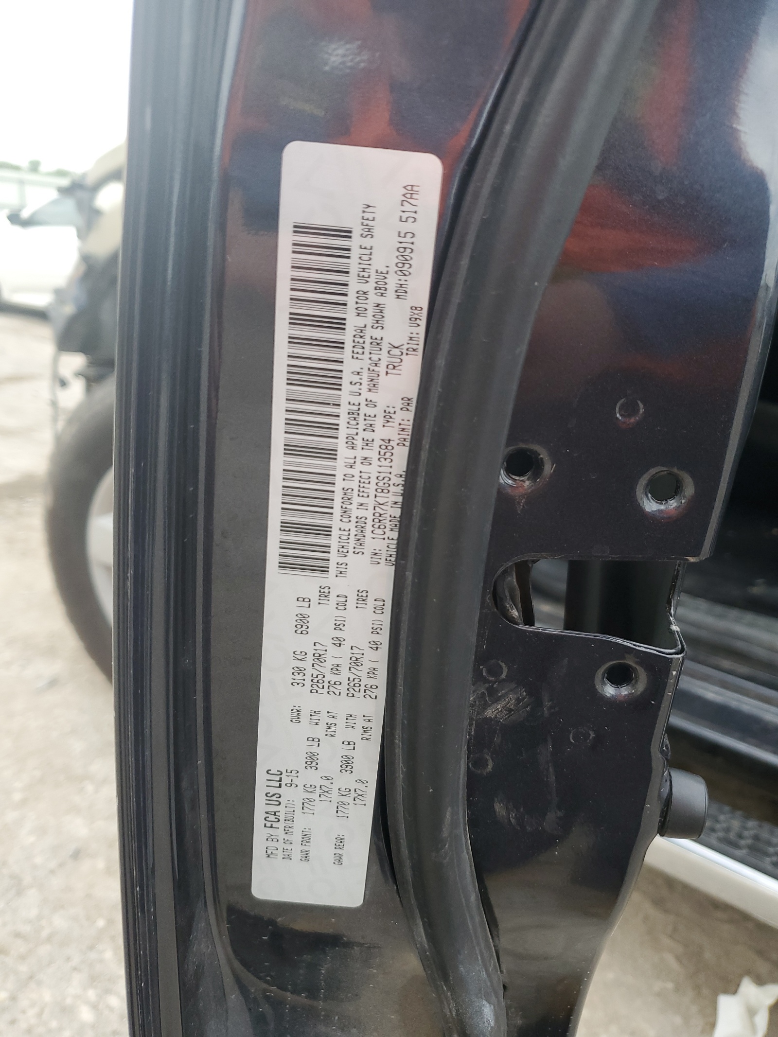 1C6RR7KT8GS113584 2016 Ram 1500 St