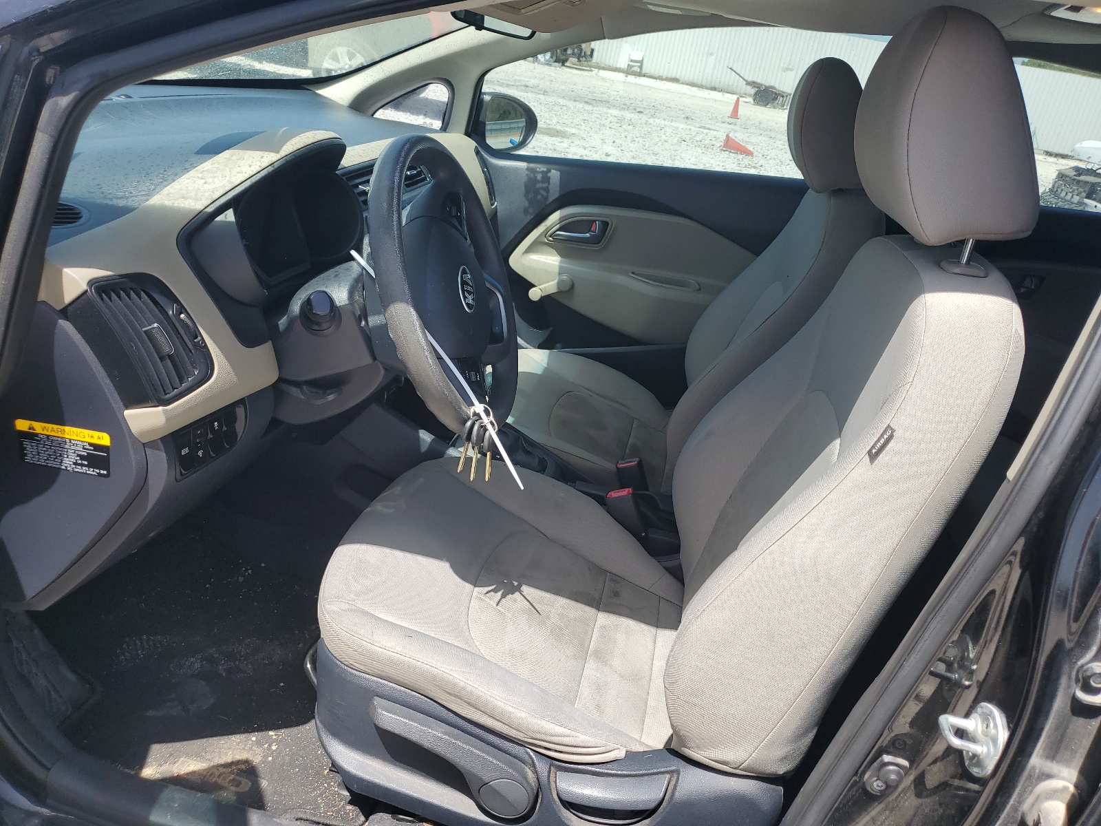 KNADM4A31E6384457 2014 Kia Rio Lx