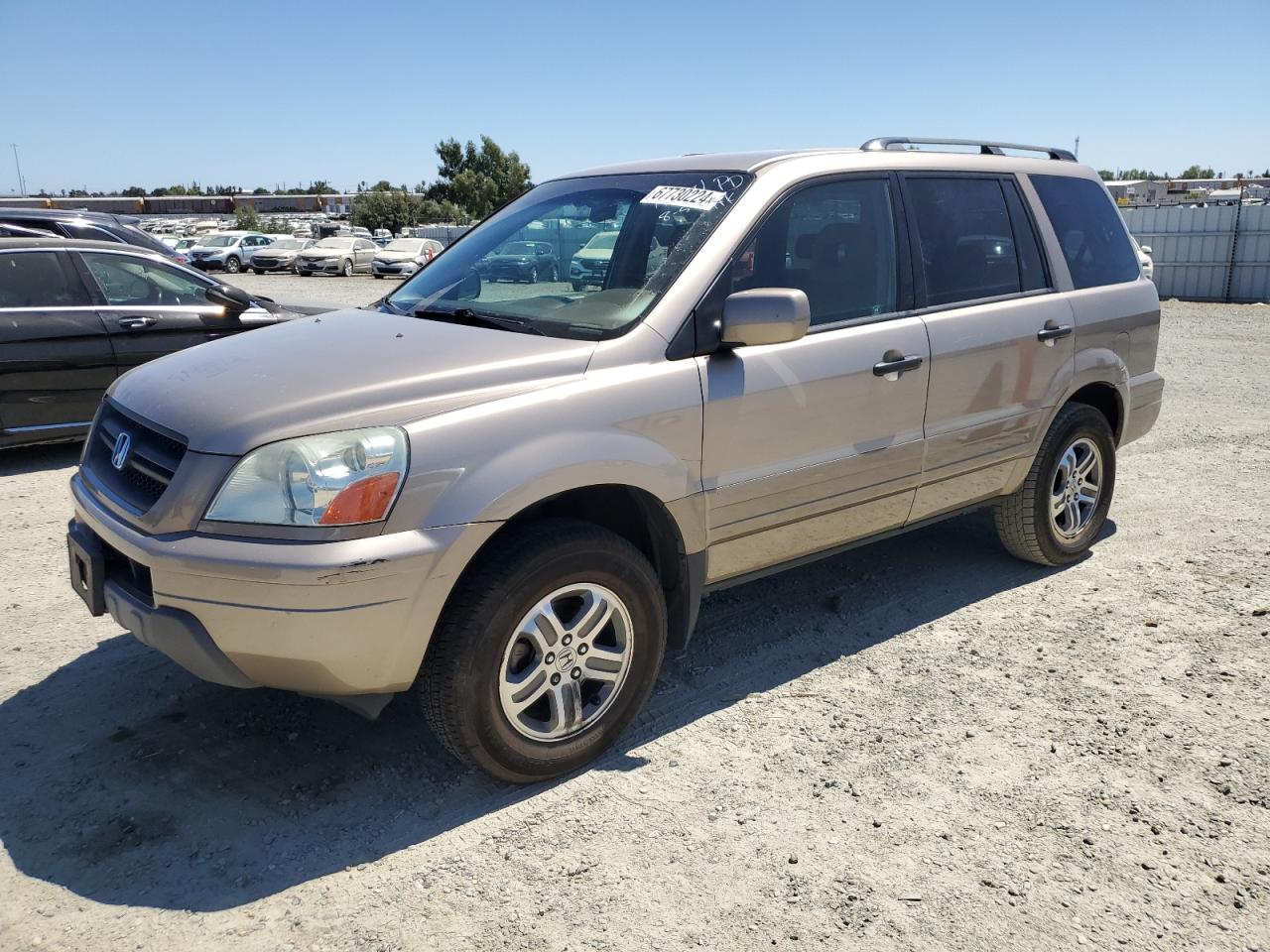 2004 Honda Pilot Exl VIN: 2HKYF18504H550525 Lot: 67730224