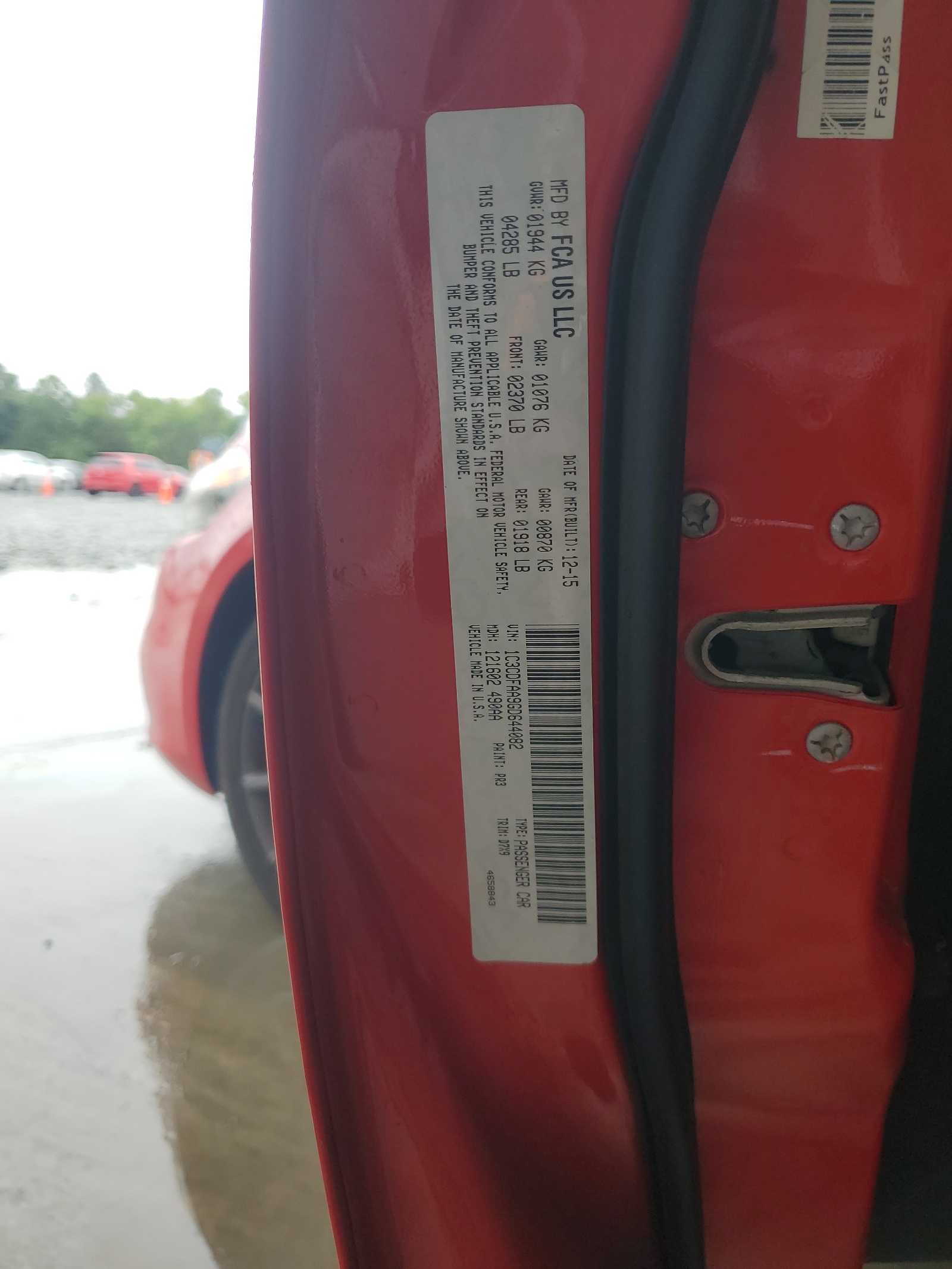 1C3CDFAA9GD644082 2016 Dodge Dart Se