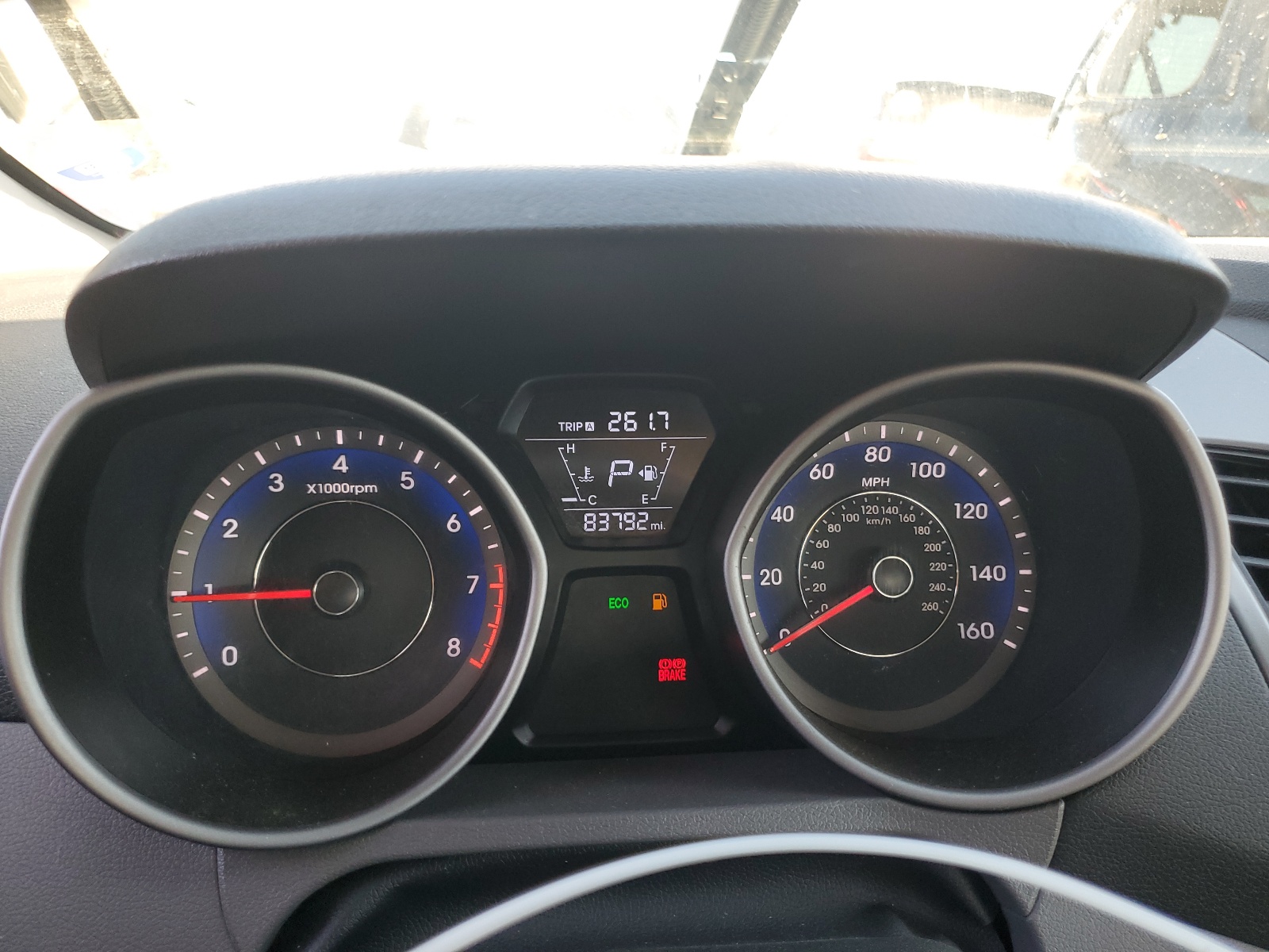 KMHDH4AE1EU165109 2014 Hyundai Elantra Se