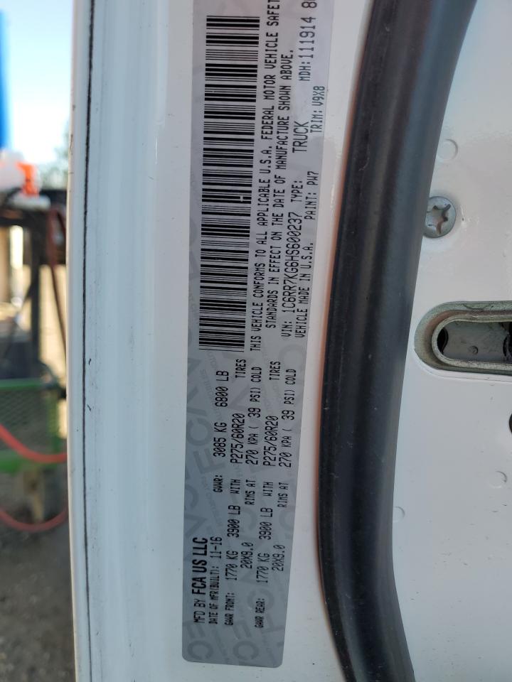 2017 Ram 1500 St VIN: 1C6RR7KG6HS600237 Lot: 66021144