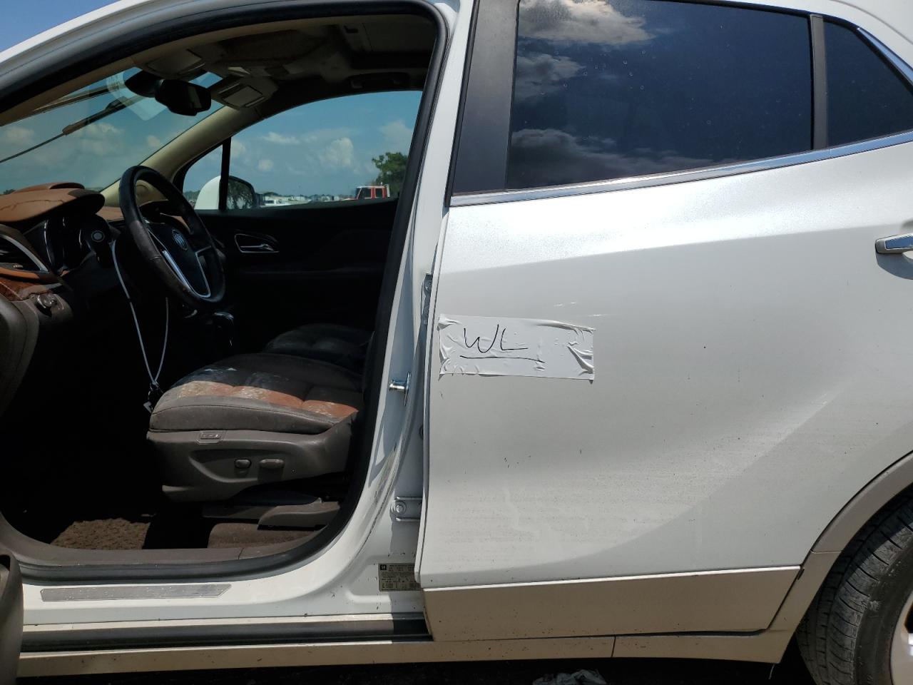 2015 BUICK ENCORE with WATER/FLOOD damage, VIN KL4CJCSB6FB084021