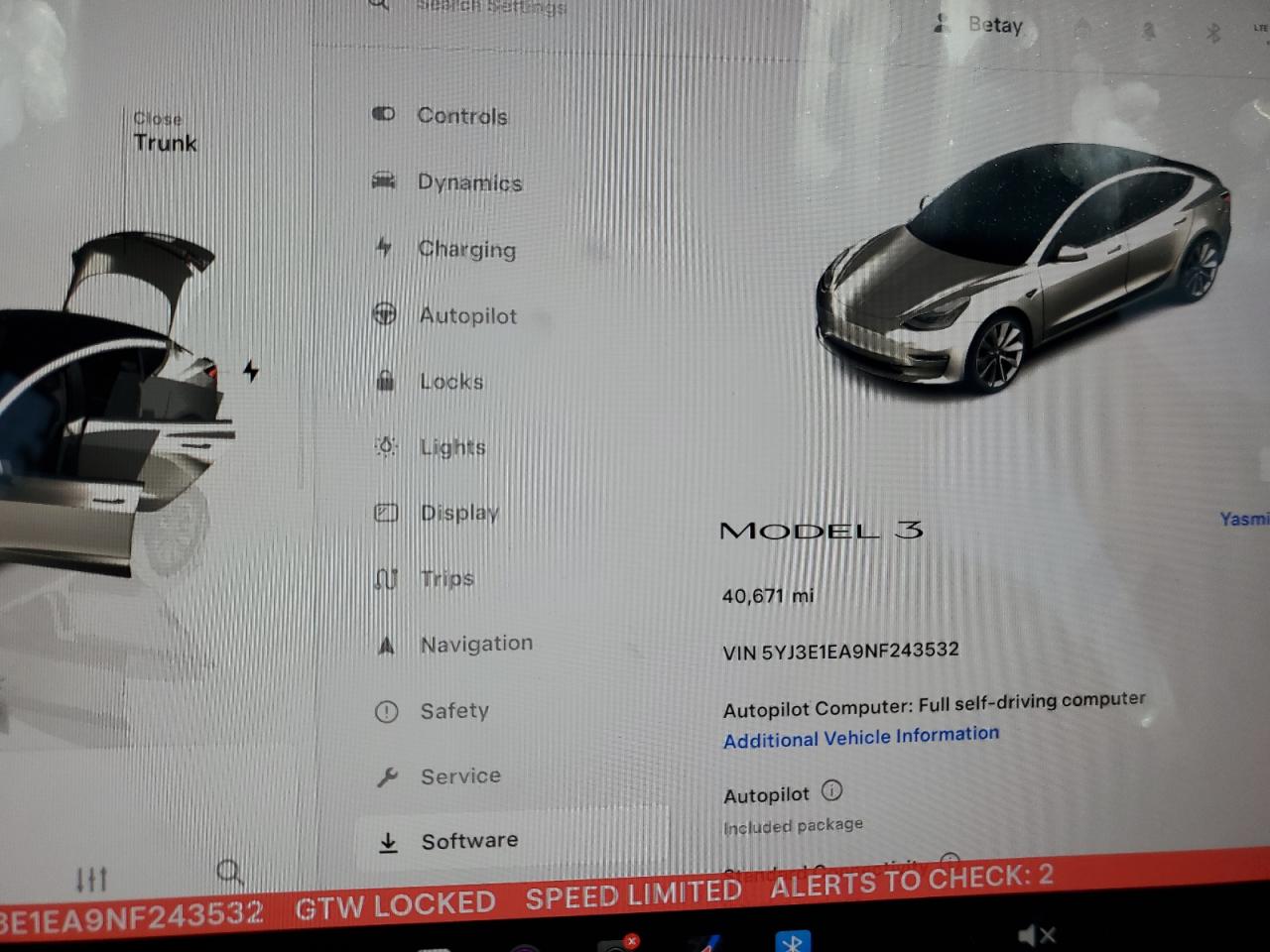 5YJ3E1EA9NF243532 2022 Tesla Model 3