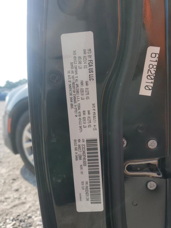 2015 Chrysler 300 Limited VIN: 2C3CCAAG3FH818269 Lot: 65539654