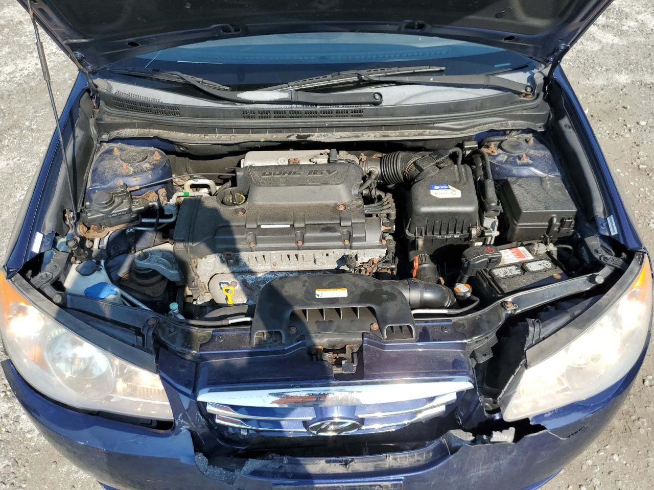 2010 Hyundai Elantra Blue VIN: KMHDU4AD9AU195455 Lot: 66180074