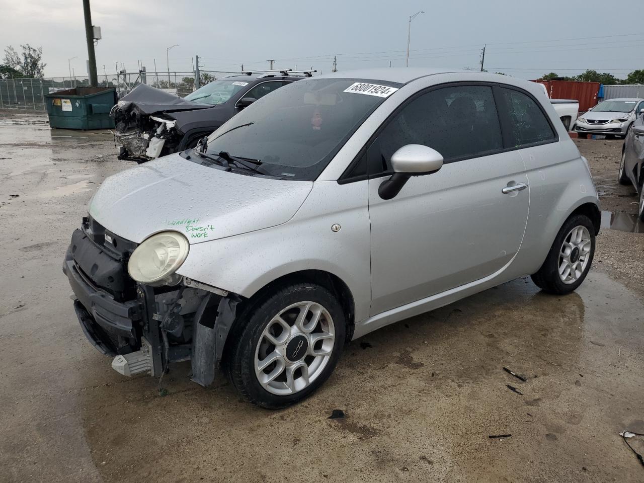 2013 Fiat 500 Pop VIN: 3C3CFFAR2DT511508 Lot: 68001924
