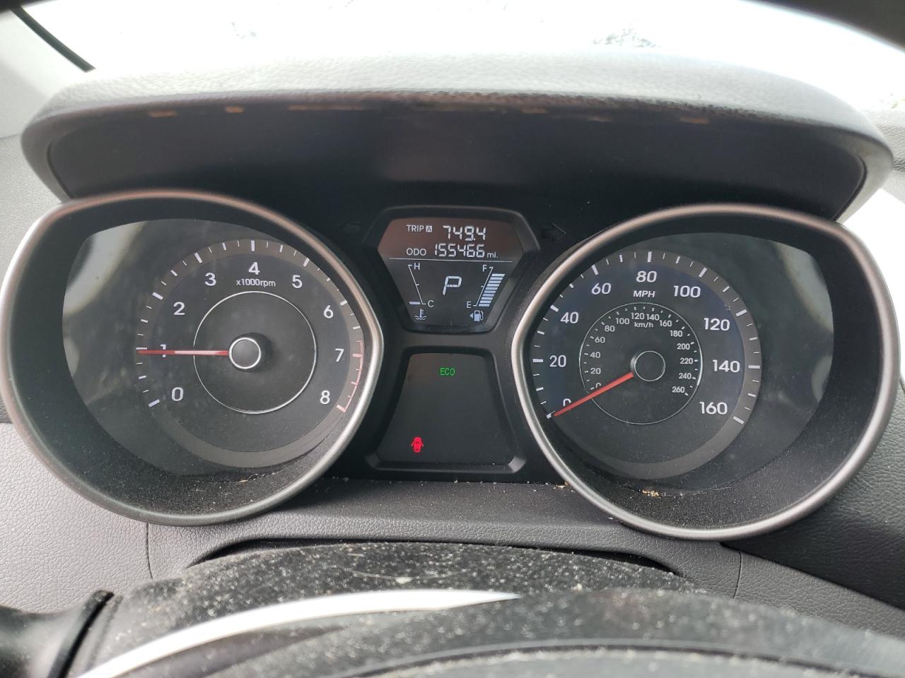 2013 Hyundai Elantra Gls VIN: 5NPDH4AE0DH171593 Lot: 65465714