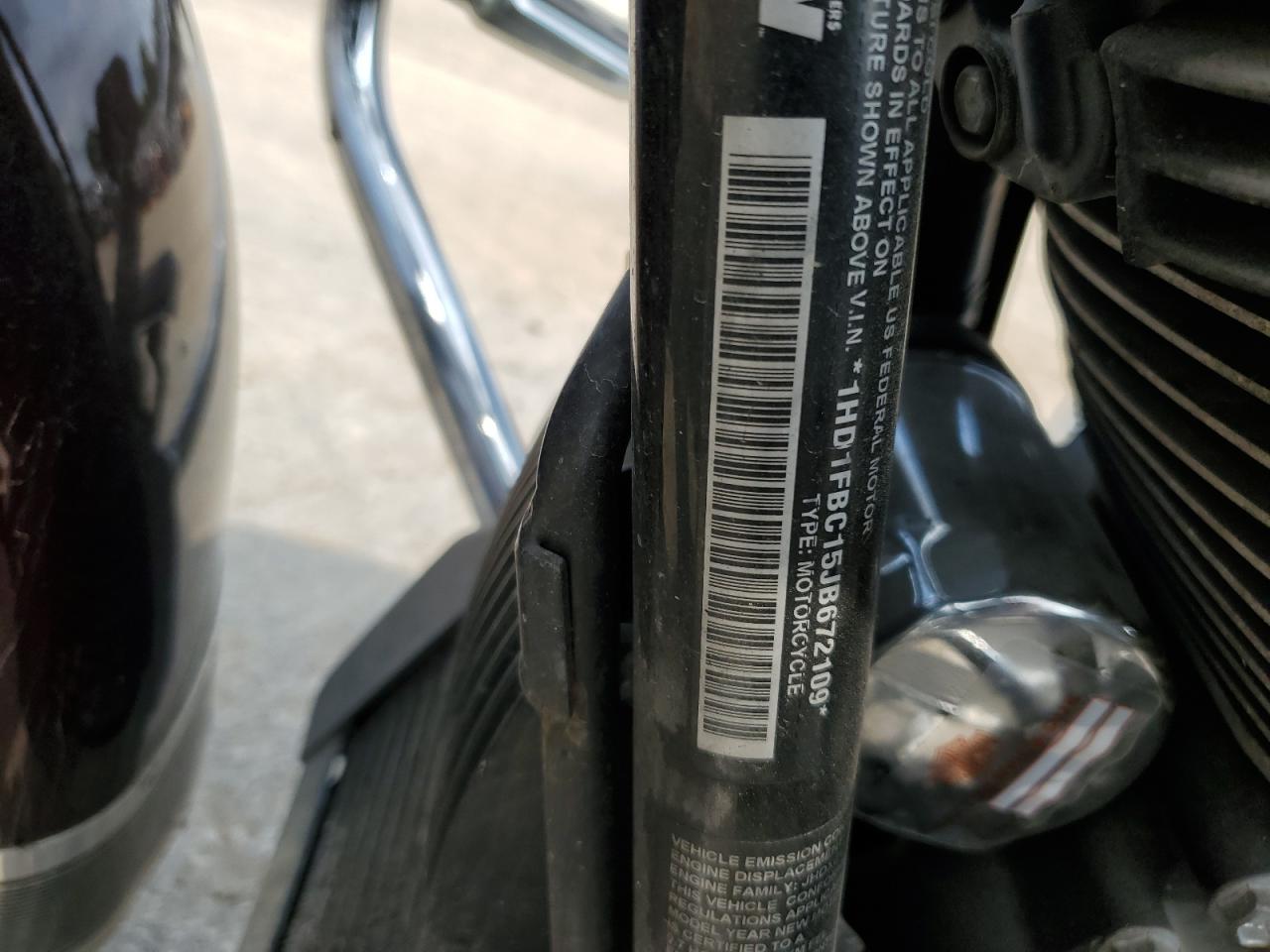 2018 Harley-Davidson Flhr Road King VIN: 1HD1FBC15JB672109 Lot: 66863544