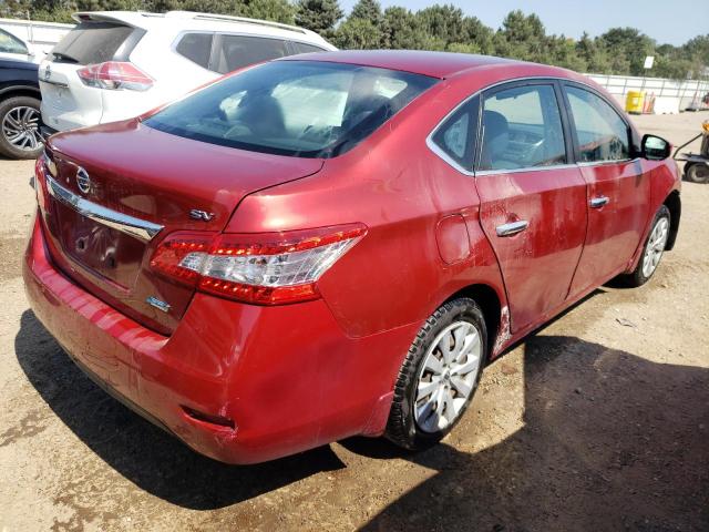  NISSAN SENTRA 2014 Red