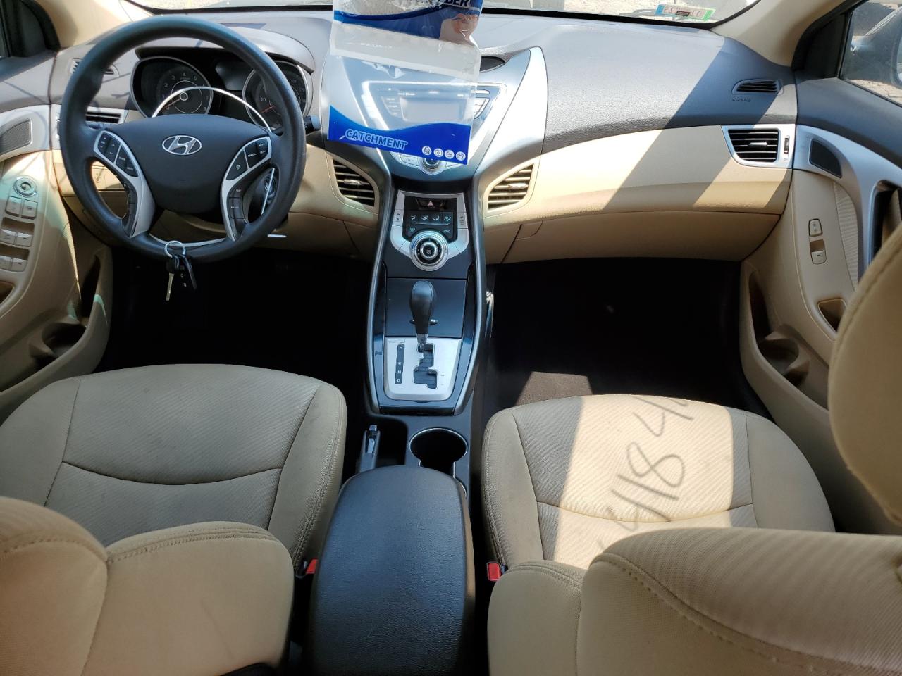 2012 Hyundai Elantra Gls VIN: 5NPDH4AE3CH092871 Lot: 64184224