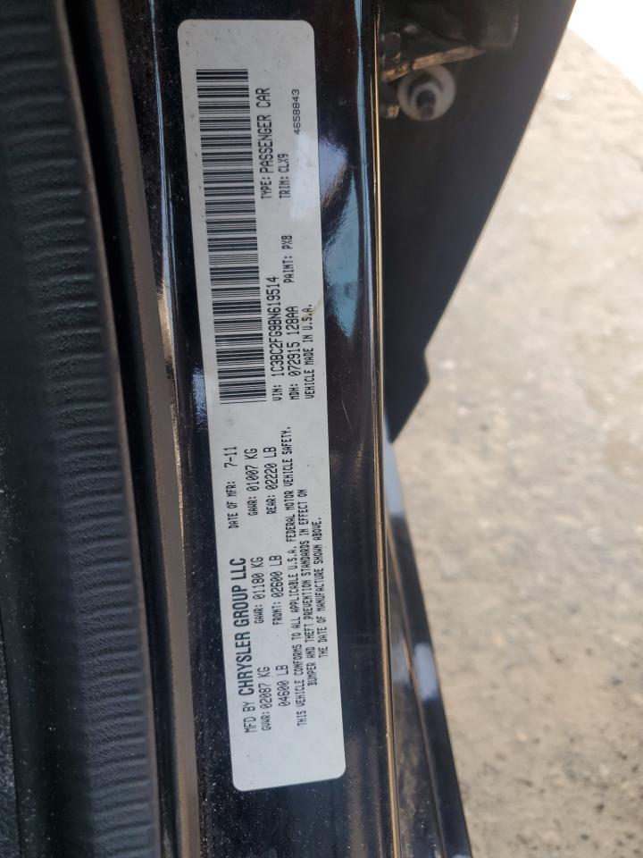 2011 Chrysler 200 Limited VIN: 1C3BC2FG9BN619514 Lot: 65912564