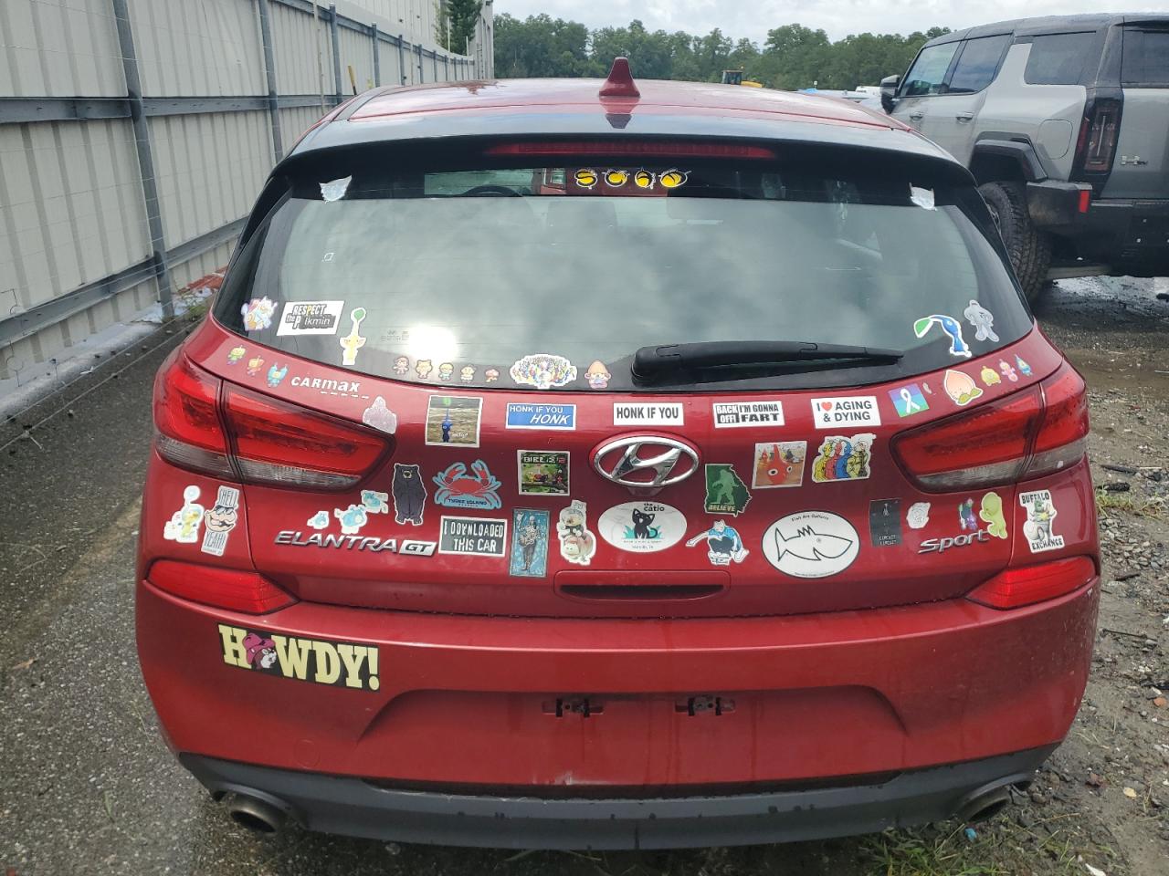 2018 Hyundai Elantra Gt Sport VIN: KMHH55LC1JU029844 Lot: 65804154