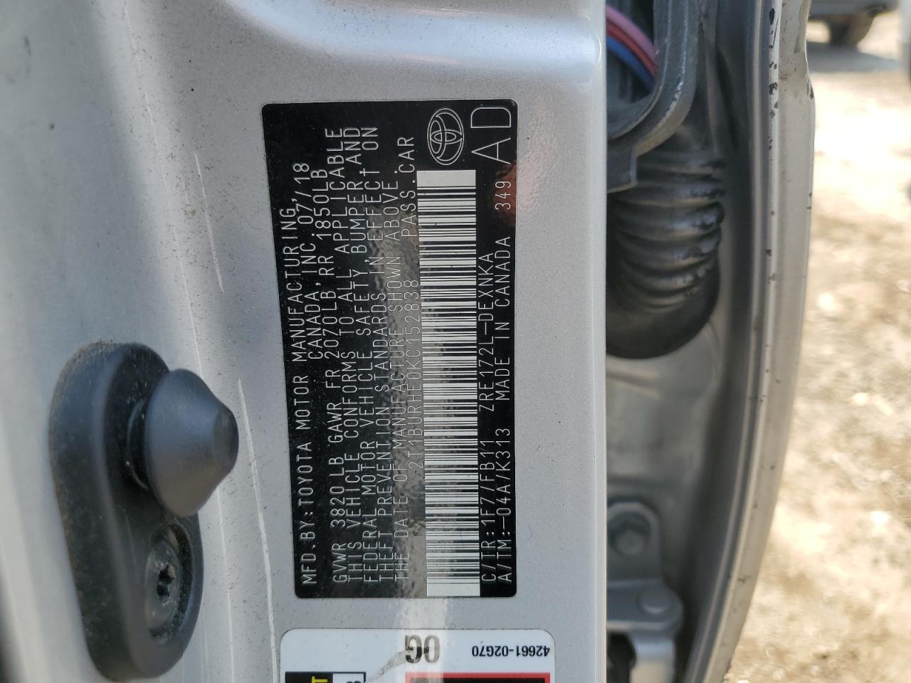 2019 Toyota Corolla - Image 12