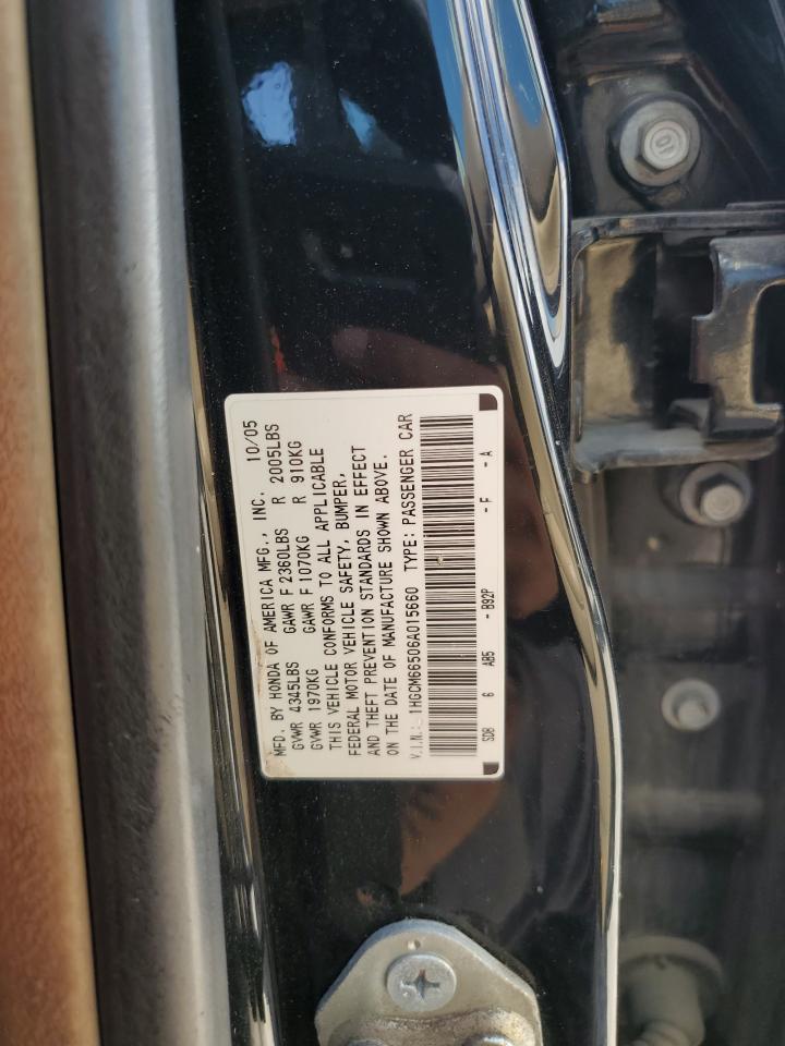 1HGCM66506A015660 2006 Honda Accord Ex