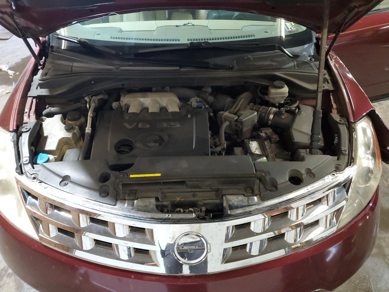 2005 Nissan Murano Sl VIN: JN8AZ08W65W407042 Lot: 65441164