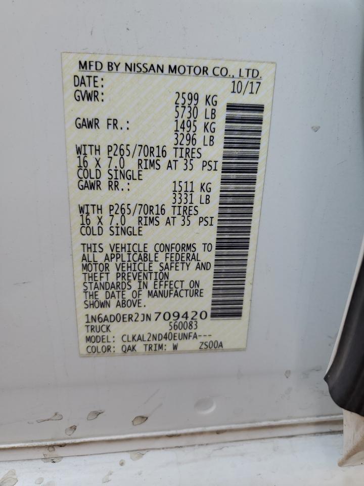 1N6AD0ER2JN709420 2018 NISSAN NAVARA - Image 15