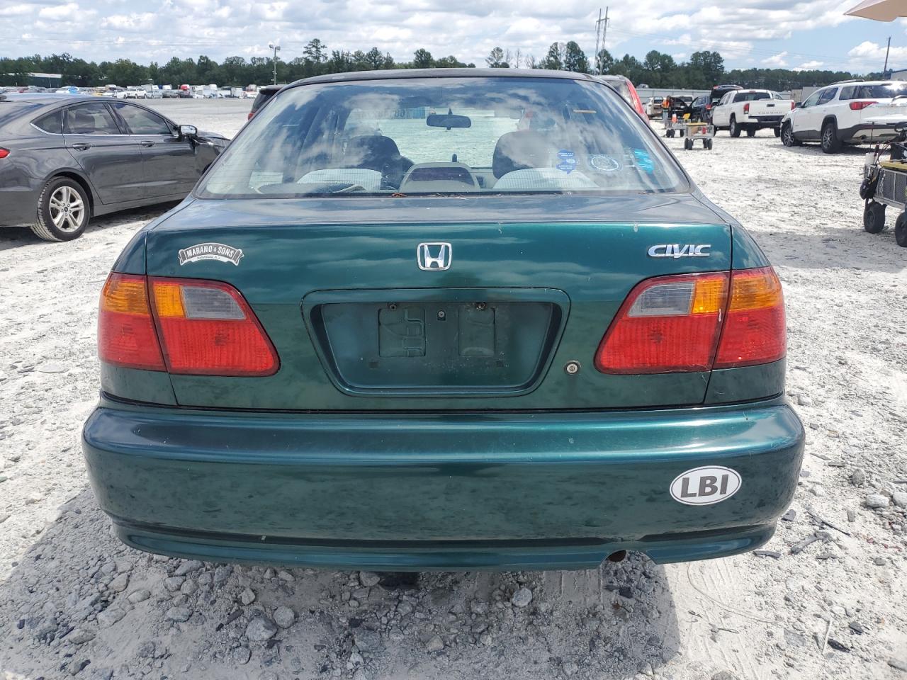 1999 Honda Civic Base VIN: 2HGEJ6610XH595476 Lot: 68148274