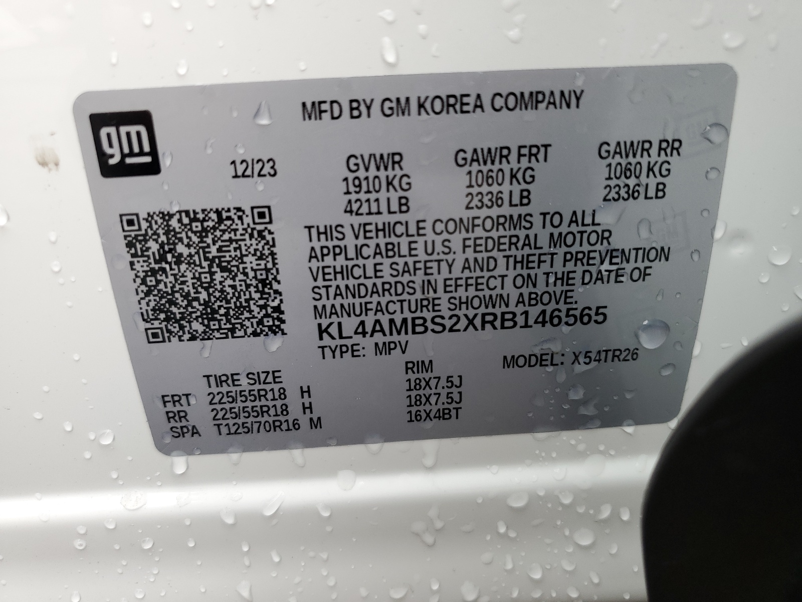 KL4AMBS2XRB146565 2024 Buick Encore Gx Preferred