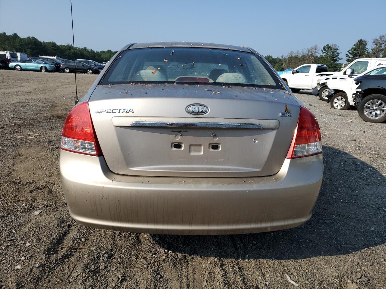 2008 Kia Spectra Ex VIN: KNAFE122485569381 Lot: 66907474