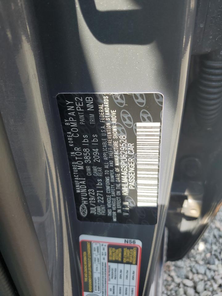 2023 Hyundai Elantra Sel VIN: KMHLM4AG3PU629528 Lot: 66986074