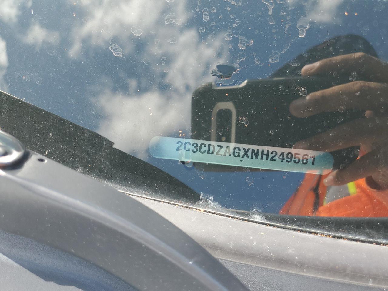 2022 Dodge Challenger Sxt VIN: 2C3CDZAGXNH249561 Lot: 67126124