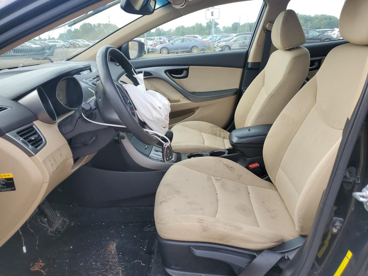 KMHDH4AE6DU533346 2013 Hyundai Elantra Gls