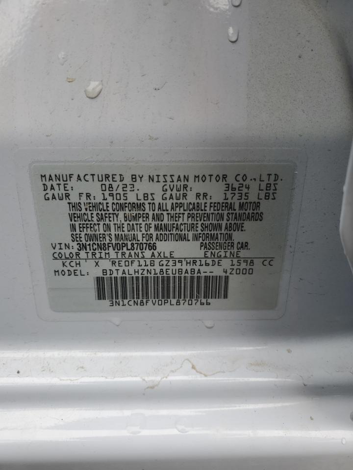 3N1CN8FV0PL870766 2023 Nissan Versa Sr