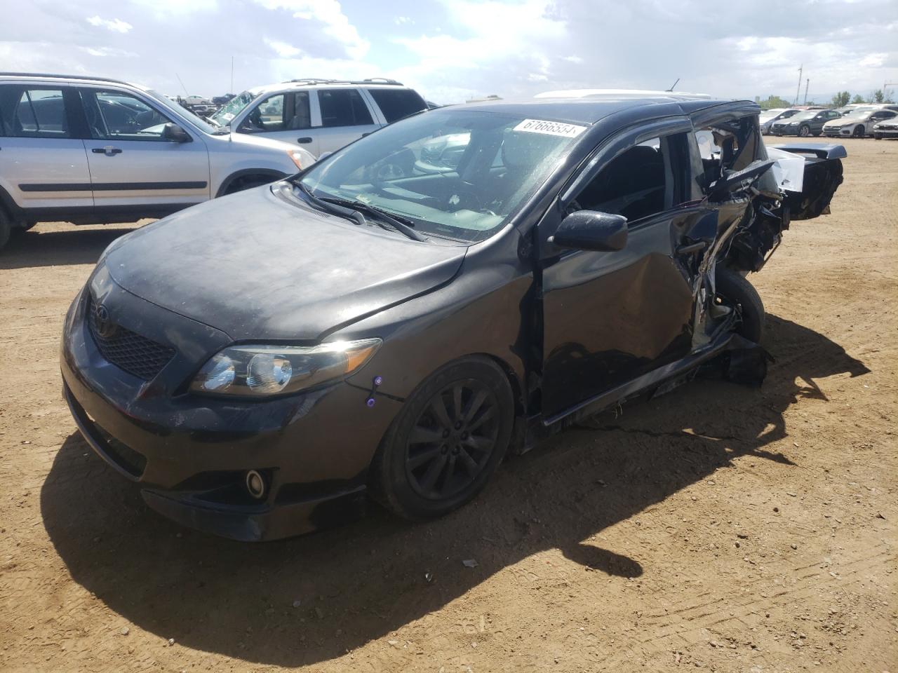 2010 Toyota Corolla Base VIN: 2T1BU4EE8AC225136 Lot: 67666554