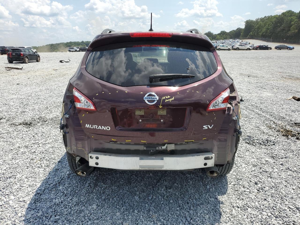 2014 Nissan Murano S VIN: JN8AZ1MU4EW409155 Lot: 66607754