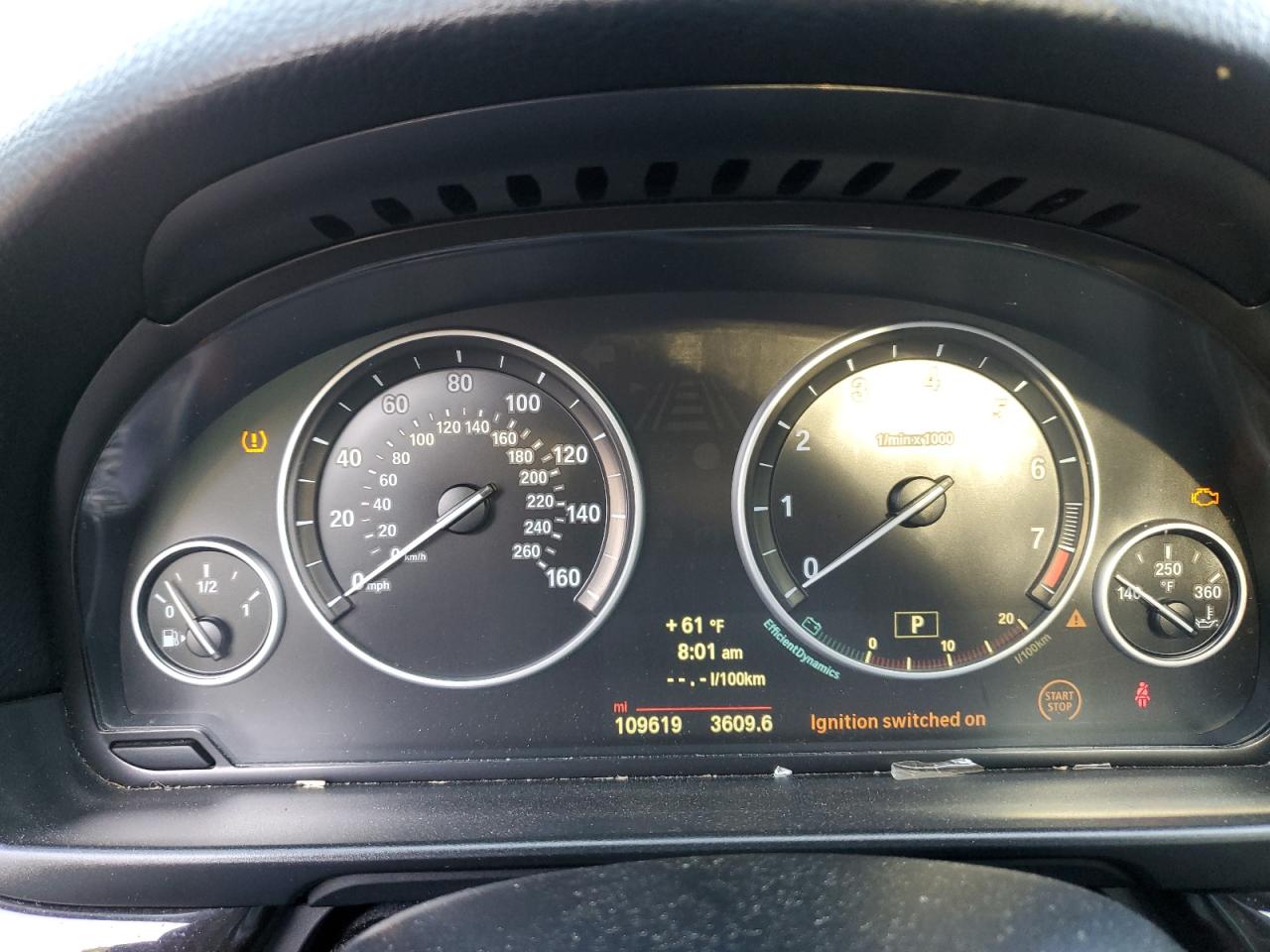 2014 BMW 535 I VIN: WBA5B1C5XED479778 Lot: 61252264