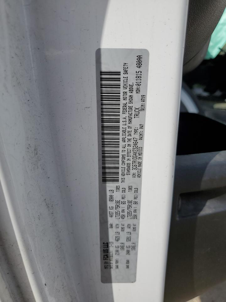 3C6TRVDG4KE524647 2019 Ram Promaster 2500 2500 High