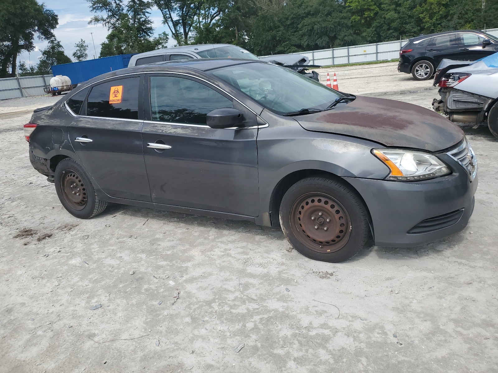 2014 Nissan Sentra S vin: 1N4AB7AP1EN854868