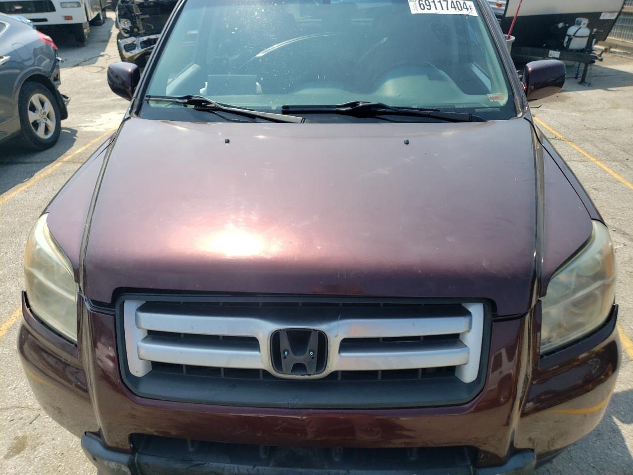 2008 Honda Pilot Vp VIN: 5FNYF18238B033939 Lot: 78363654