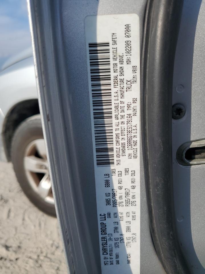 2014 Ram 1500 Slt VIN: 1C6RR6GT8ES179164 Lot: 66273474