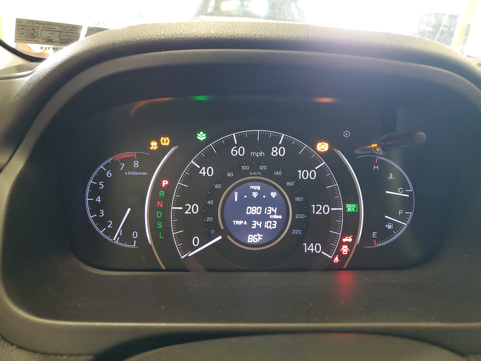 5J6RM4H37GL078960 2016 Honda Cr-V Lx