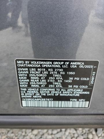 1V2SR2CA6PC557677 Volkswagen Atlas SEL 13