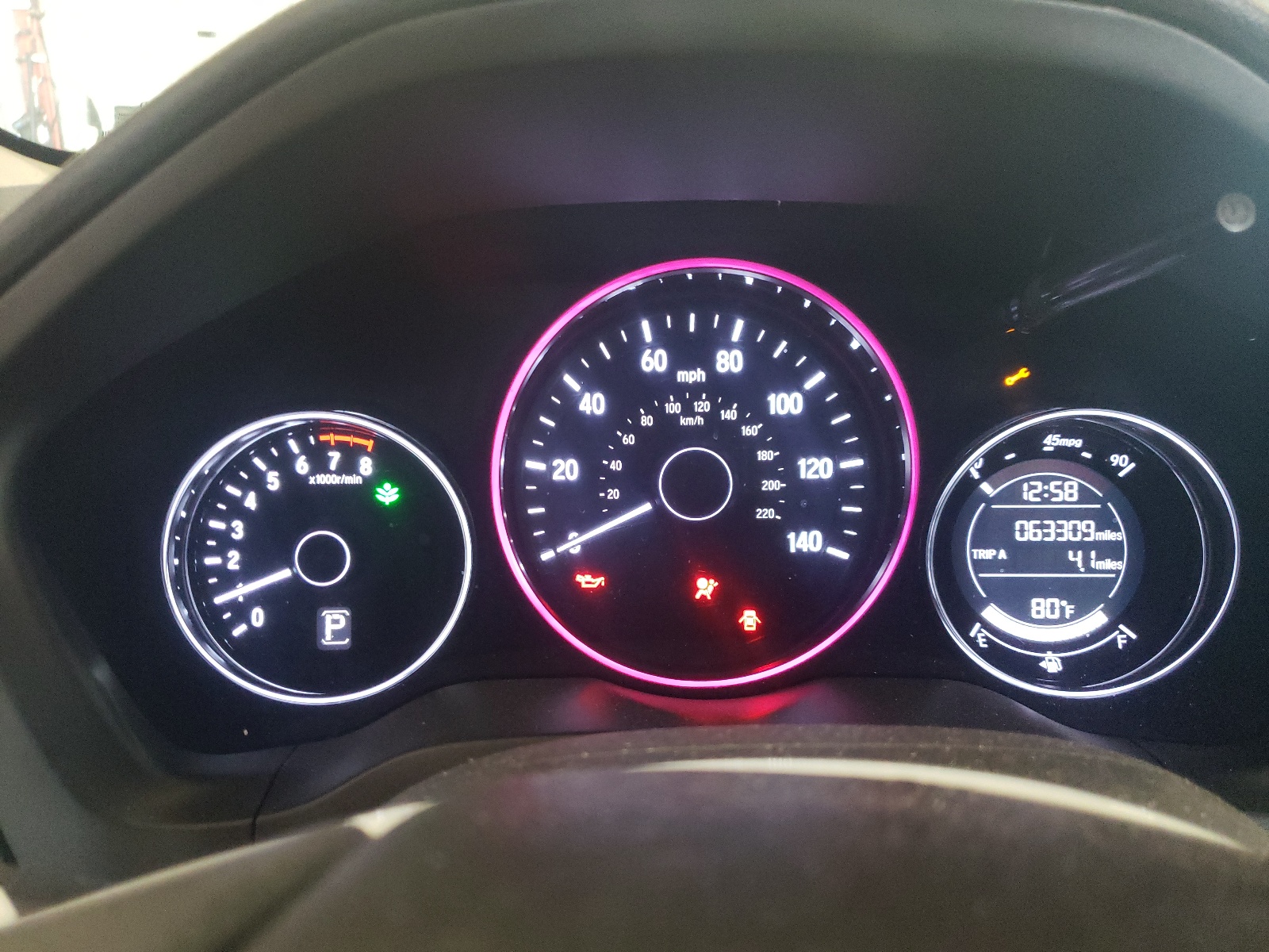 3CZRU5H37KG706415 2019 Honda Hr-V Lx