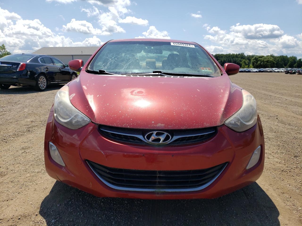 KMHDH4AEXCU183802 2012 Hyundai Elantra Gls