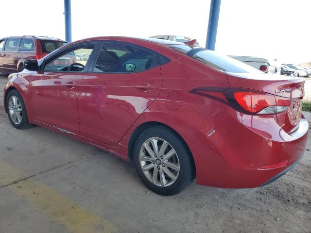  HYUNDAI ELANTRA 2014 Czerwony