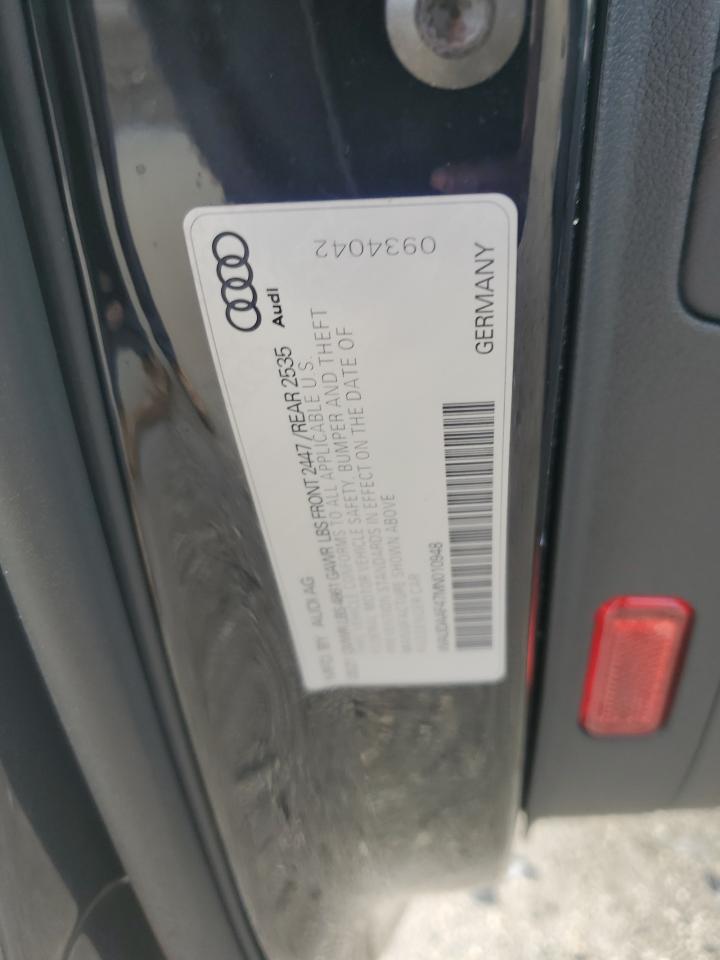 2021 Audi A4 Premium 45 VIN: WAUDAAF47MN010948 Lot: 67870484