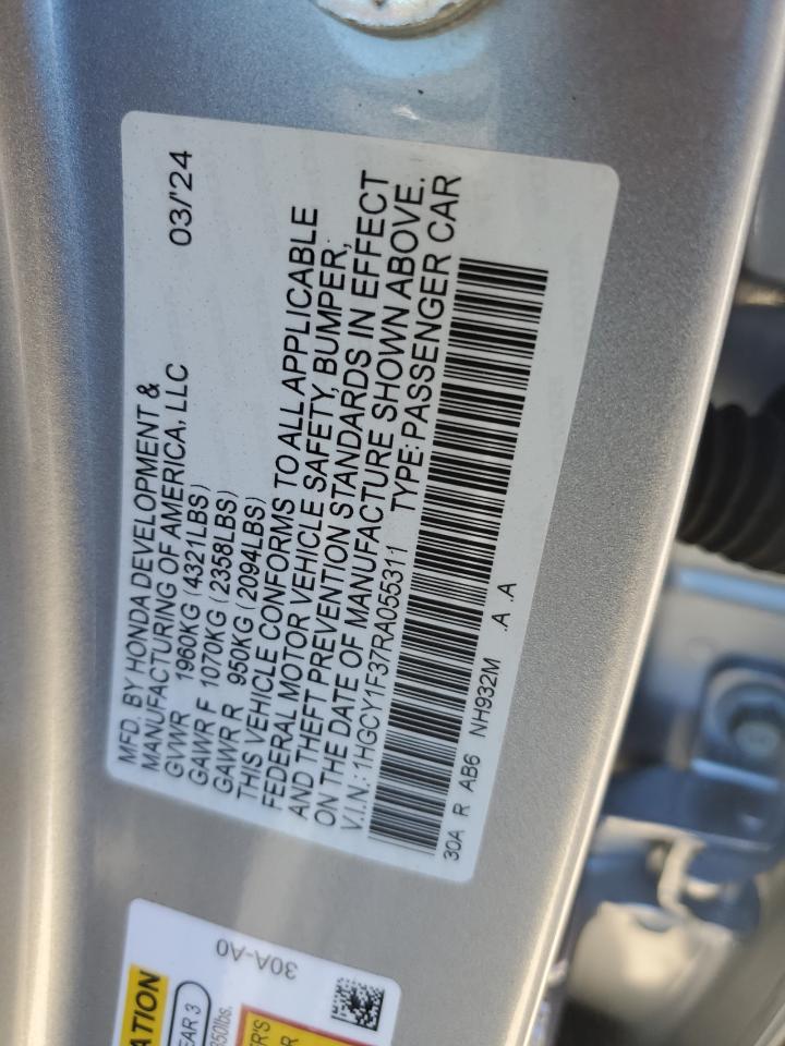 1HGCY1F37RA055311 2024 Honda Accord Ex