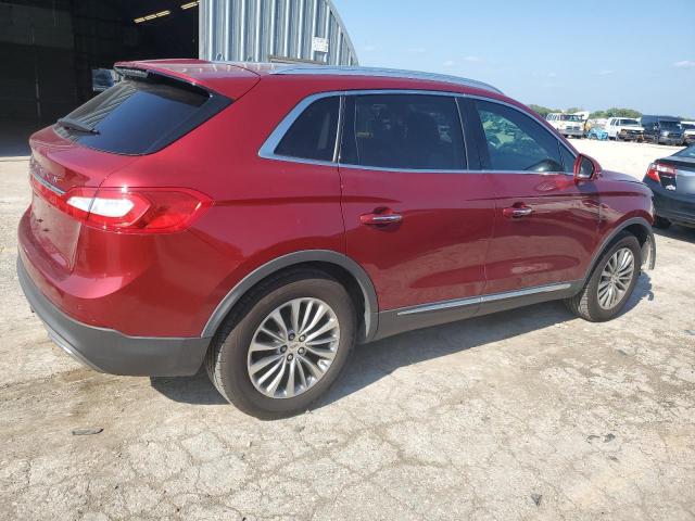  LINCOLN MKX 2016 Червоний