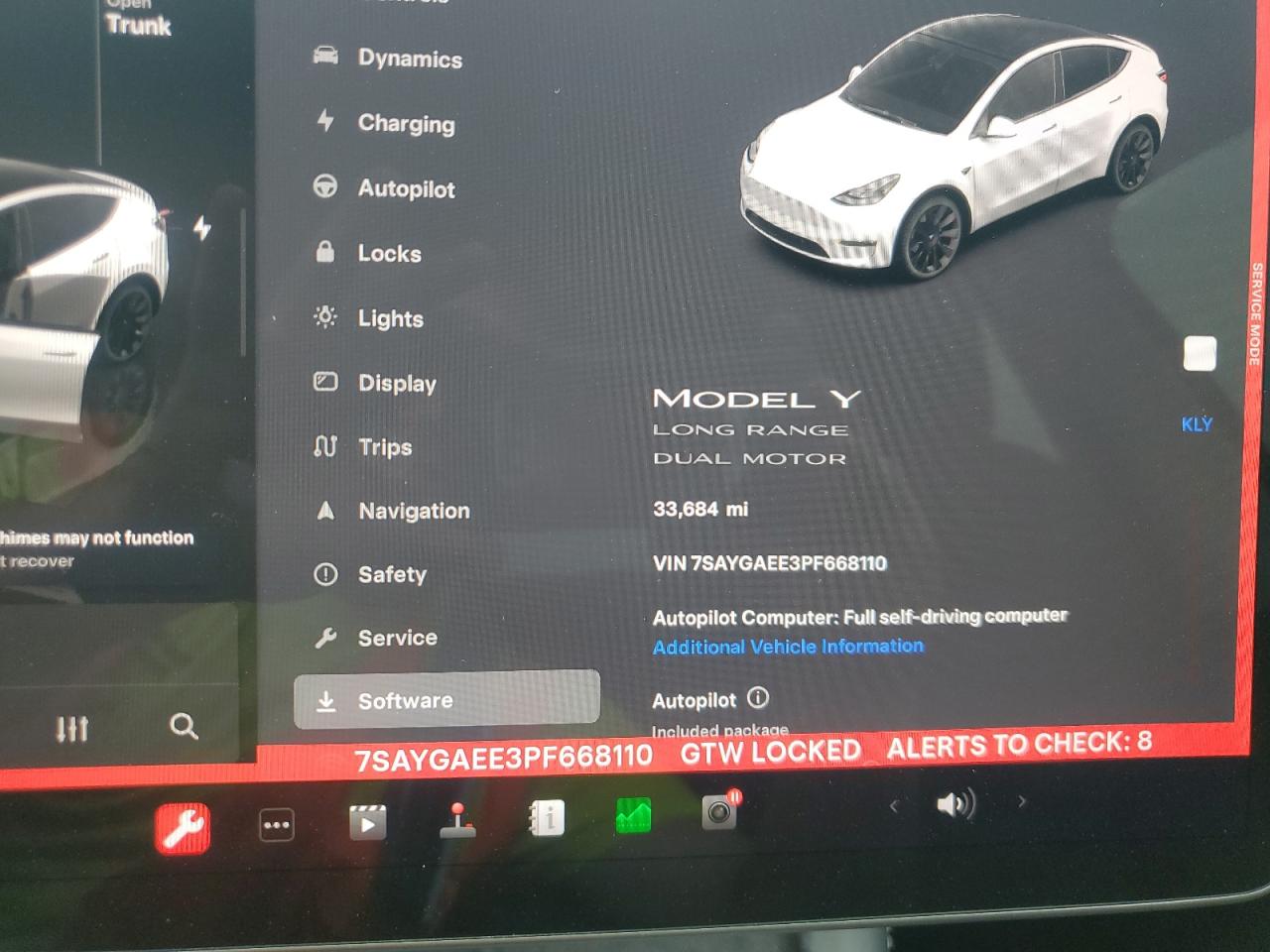 2023 Tesla Model Y VIN: 7SAYGAEE3PF668110 Lot: 67305424