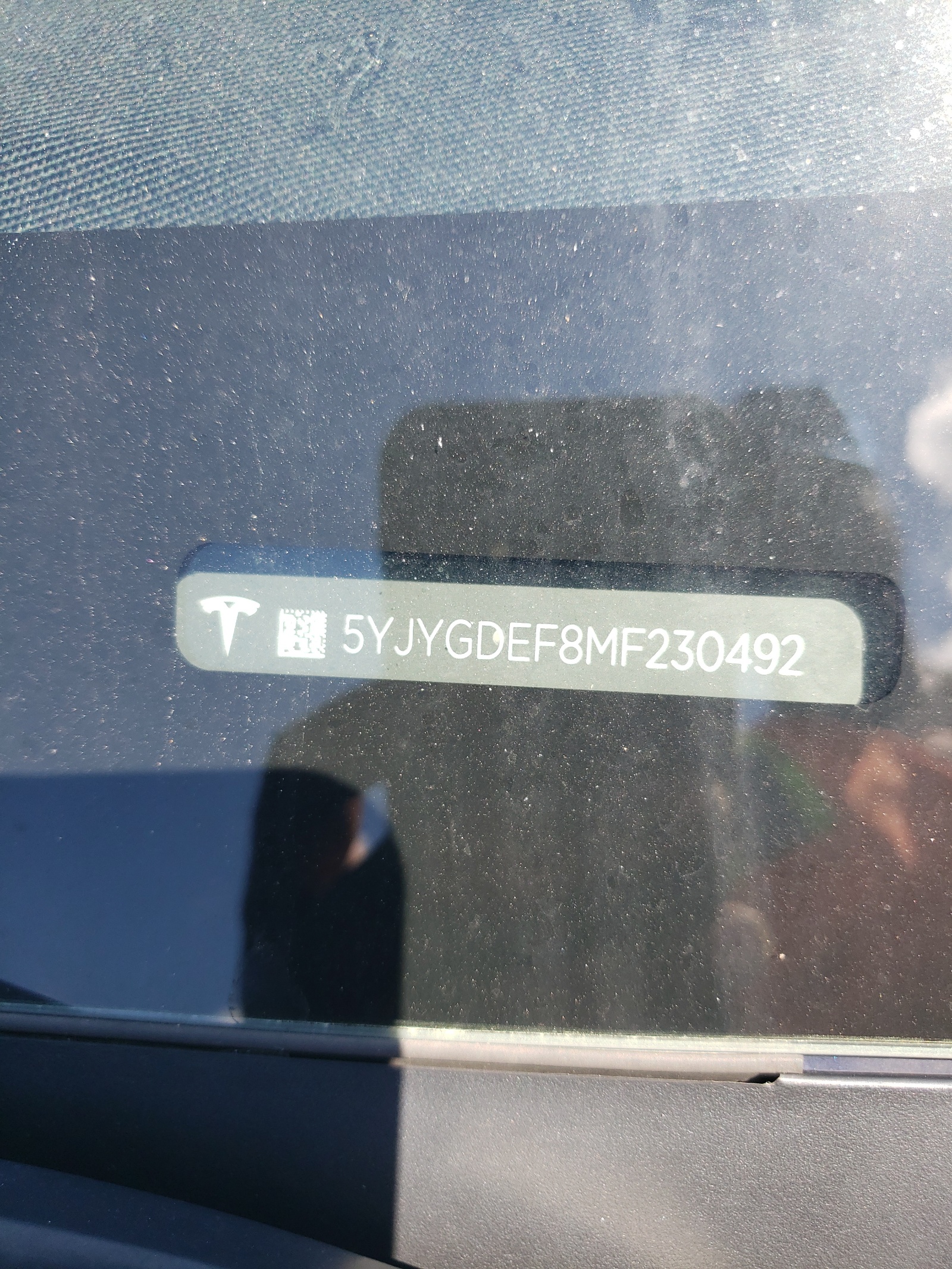 5YJYGDEF8MF230492 2021 Tesla Model Y