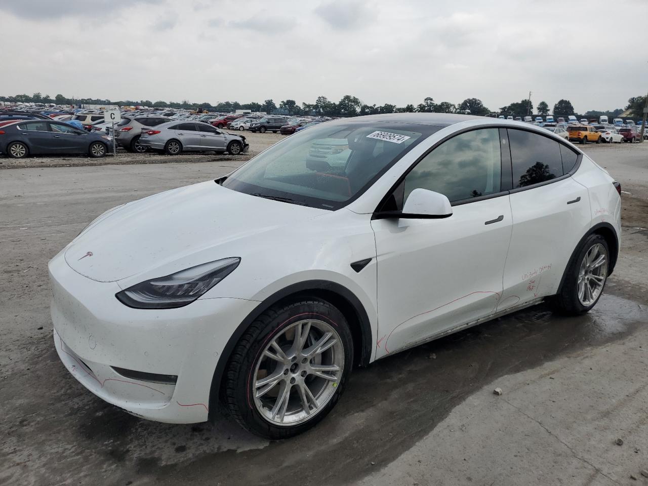 5YJYGDEE7MF073285 2021 TESLA MODEL Y - Image 1