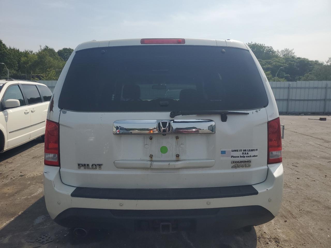 2012 Honda Pilot Touring VIN: 5FNYF4H95CB033545 Lot: 69351124