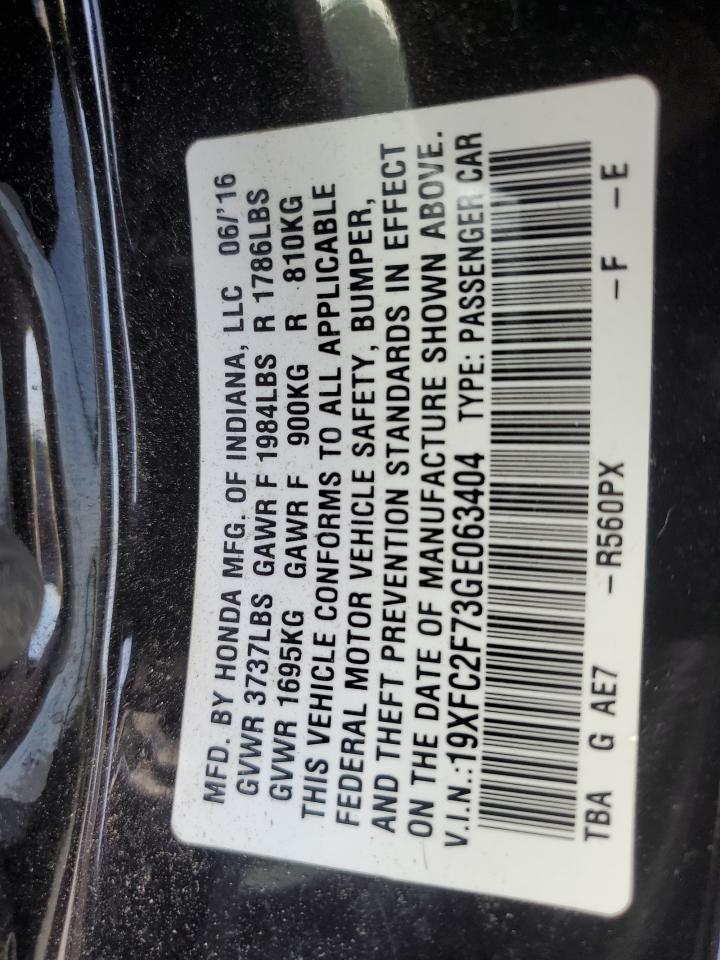 19XFC2F73GE063404 2016 HONDA CIVIC - Image 14