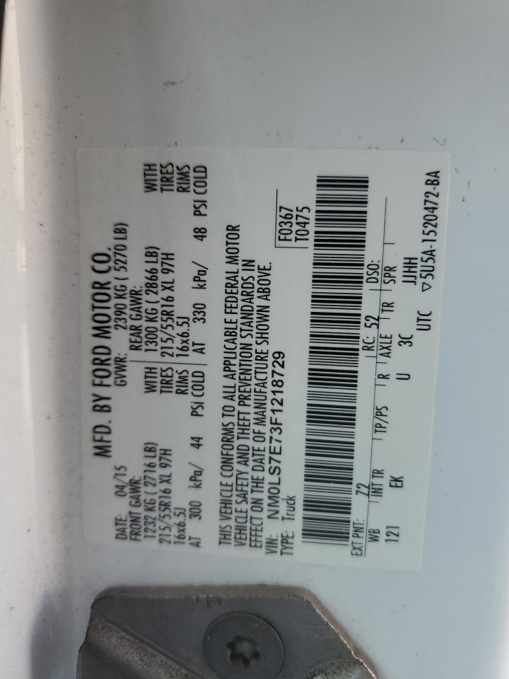 NM0LS7E73F1218729 2015 Ford Transit Connect Xl